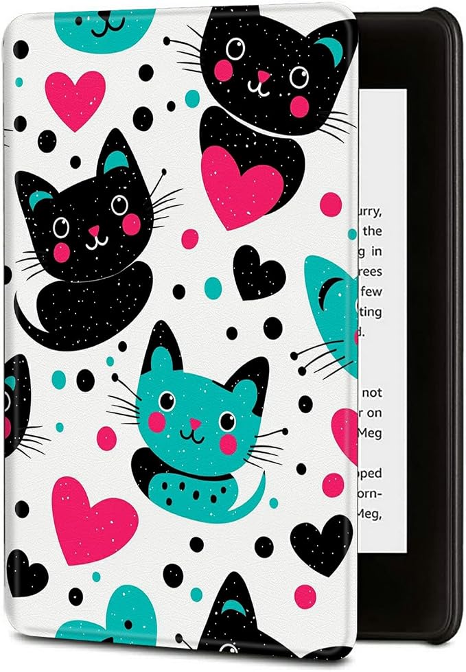 Case for Kindle Scribe 10.2 Inch (2022 Released) PU Leather Cover with Auto Sleep Wake for 10.2 Kindle Scribe Alpaca with Glasses