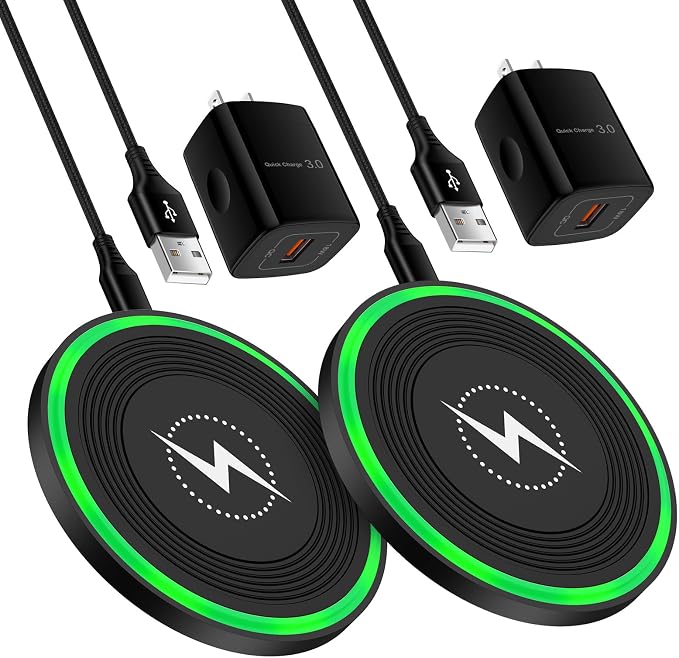 15W Samsung S26 Fast Wireless Charger for Galaxy S26 Ultra S25 FE Z Flip7 | Wireless Charging Pad with QC Adapter for iPhone 17 16 15 Pro Max Google Pixel 10/9a/9 Pro/9 Pro XL/Fold/8a/8 Pro/8/7a/7 Pro