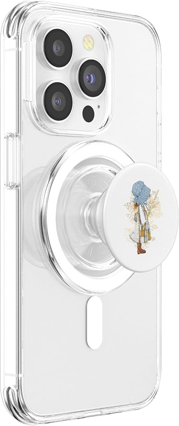 Holly Hobbie Classic Hat and Flowers PopSockets Adhesive PopGrip