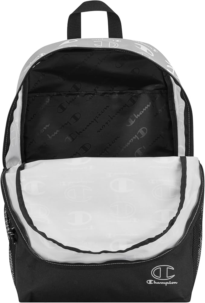 Champion Merit Backpack, Grey/White, OS