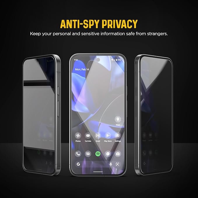 magglass for Google Pixel 9 Pro XL Screen Protector (Fingerprint Compatible) with Easy Install Applicator Full Coverage HD Tempered Glass &amp Camera Lens Protector (6.8)