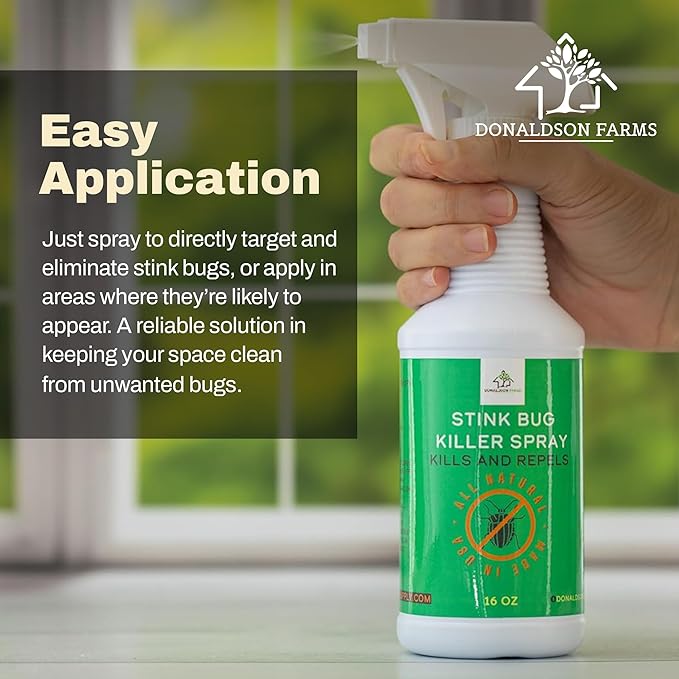 Stink Bug Spray - Naturally Eliminate Stink Bugs for a Refreshing Home Atmosphere, Keeping Unwelcome Intruders at Bay, 16oz