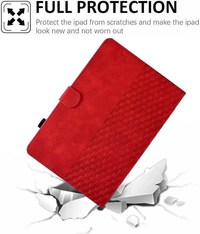 Fancity Case Fits Samsung Galaxy Tab A9/A11 Plus 11” 2025/2023 X210/X216 | Premium PU Leather Cover with Multi-Angles Pencil Holder Smart Wake Sleep for Galaxy Tab A9 A11 Plus X218 Beach