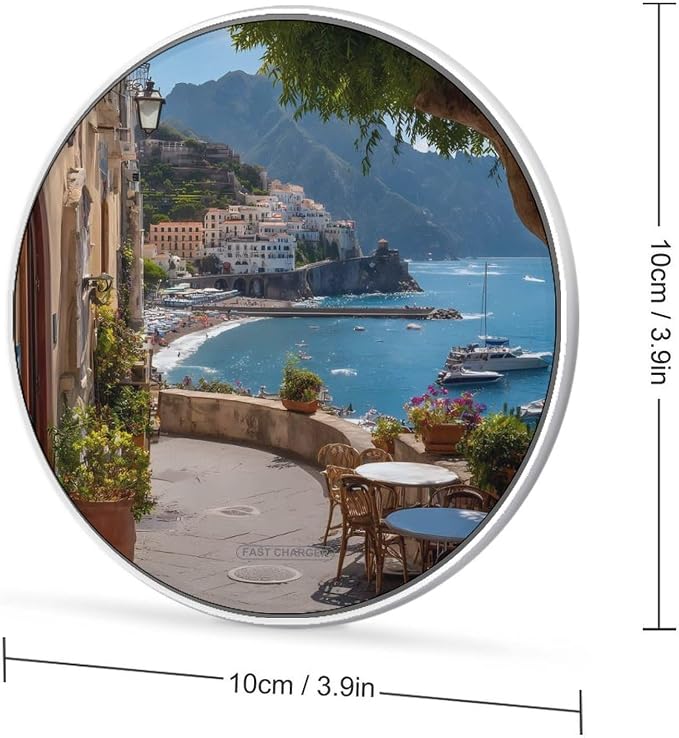 Italy Town Italian Sea Wireless Charger Portable Charging Pad | LightweightAll Smartphone