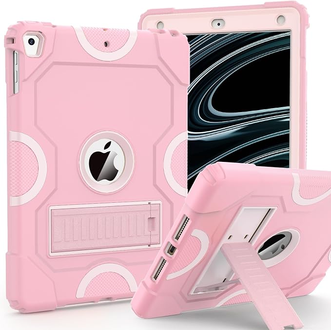 ZoneFoker Case for iPad 6th/5th Generation (9.7 Inch 2018/2017 Model) iPad Air 2 / 1st iPad Pro 9.7 Heavy Duty Shockproof Rugged Protective Case Alpine Green