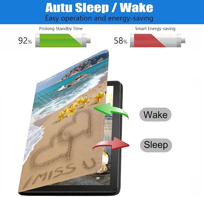 Case for Samsung Galaxy Tab S10 Lite 10.9/ S10 FE 10.9/ S9 FE 10.9/ S9 11 Slim PU Leather Stand Folio Cover with Auto Sleep Wake American Flag