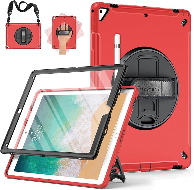 Miesherk Case for iPad Pro 12.9 2nd Gen 2017 &amp 2015 1st Gen Black