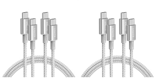 Anker USB C to USB C Cable 100W Fast Charging Cable (2-Pack 10 ft Black) | For iPhone 17 Series MacBook Pro 2020 Pixel and More (Not for Video Output)