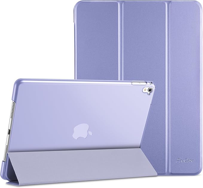 ProCase Smart Case for iPad Pro 9.7 Inch 2016 -Black | Ultra Slim Lightweight Stand Shell with Translucent Frosted Back Cover for iPad Pro 9.7”(A1673 A1674 A1675)
