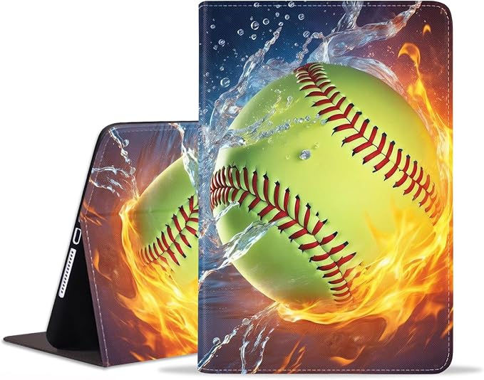 Case for Samsung Galaxy Tab A9 Plus 11 Inch 2023 Model (SM-X210/X216/X218) Premium PU Leather Stand Folio Cover with Auto Sleep/Wake Abstract Colorful Dog