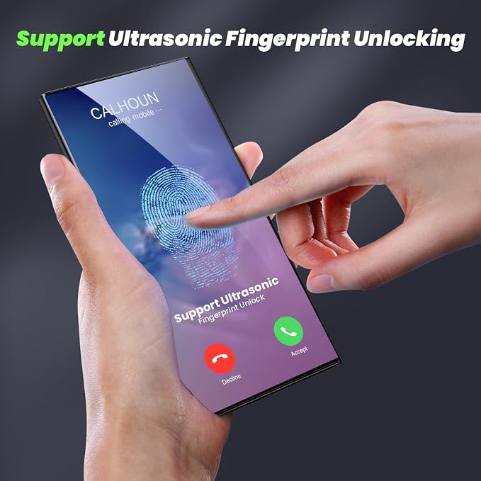 WSKEN [Replacement] for Samsung Galaxy S24 Ultra Screen Protector Tempered Glass- 10 Pack (WITHOUT INSTALLING Box)