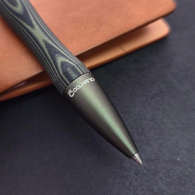 5.7'' G10 EDC Bolt Action Pen Touch Screen Stylus Model 5375-N | Refillable ballpoint ink G10 body with pocket clip ergonomic grip comes with a free refill