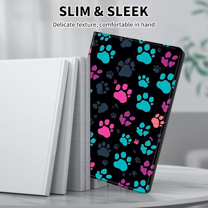 Case for Microsoft Surface Pro 11/10 / 9 13 InchPU Leather Cute Slim Folio Adjustable Stand Cover Case for Surface Pro 11th Edition AIArt Red Dragonfly