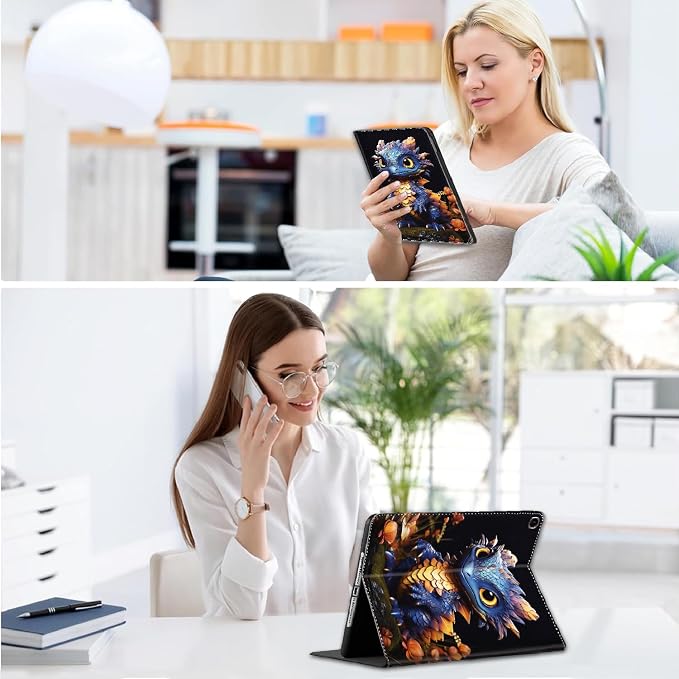 Case for iPad Pro 11 Inch 2022/2021/2020/2018 iPad Air 5th / 4th Gene 10.9 Inch (2022/2020) - Slim Fit Standing Cover with Auto Sleep/Wake，Astronaut Guitar