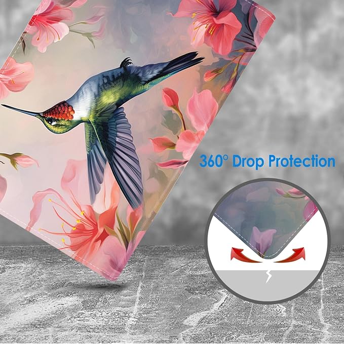 Case for Samsung Galaxy Tab A 8.0 2019 (SM-T290/T295/T297) Slim Lightweight PU Leather Stand Cover with Auto Wake/Sleep for Galaxy Tab A 8.0 Inch Abstract Watercolor Art Dogs