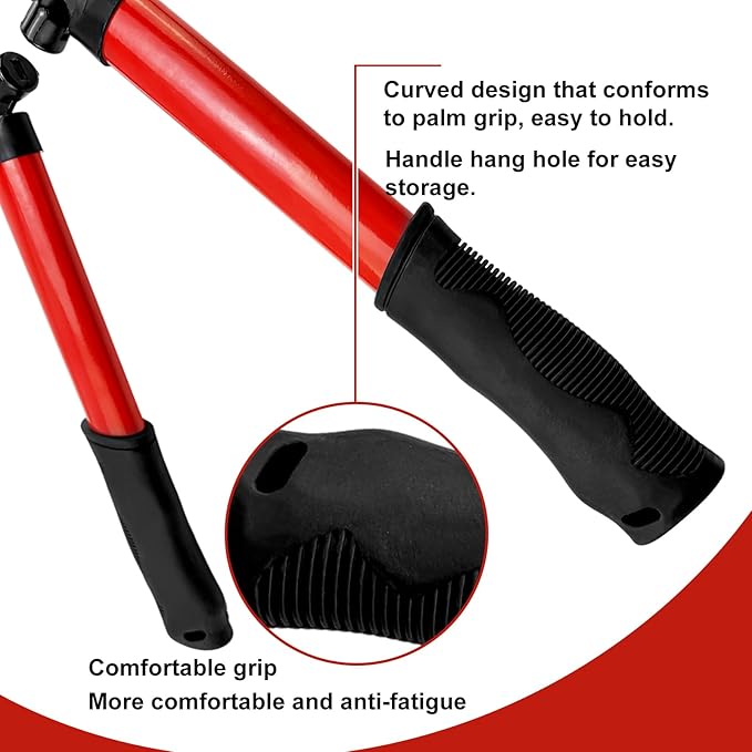 iMeshbean 3 Pieces Garden Tools Set Lopper & Pruning Shear & Tree Trimmer Pruner Ideal for Indoor & Outdoor Gardening, Branch Cutting & Plant Trimming