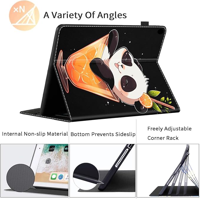 Case Fits All-New Amazon Kindle Fire HD 10 &amp 10 Plus Tablet (13th/11th Generation 2023/2021 Release) 10.1 Durable Shockproof Protective Cover with Auto Wake/Sleep，Black Woman Queen Afro Design