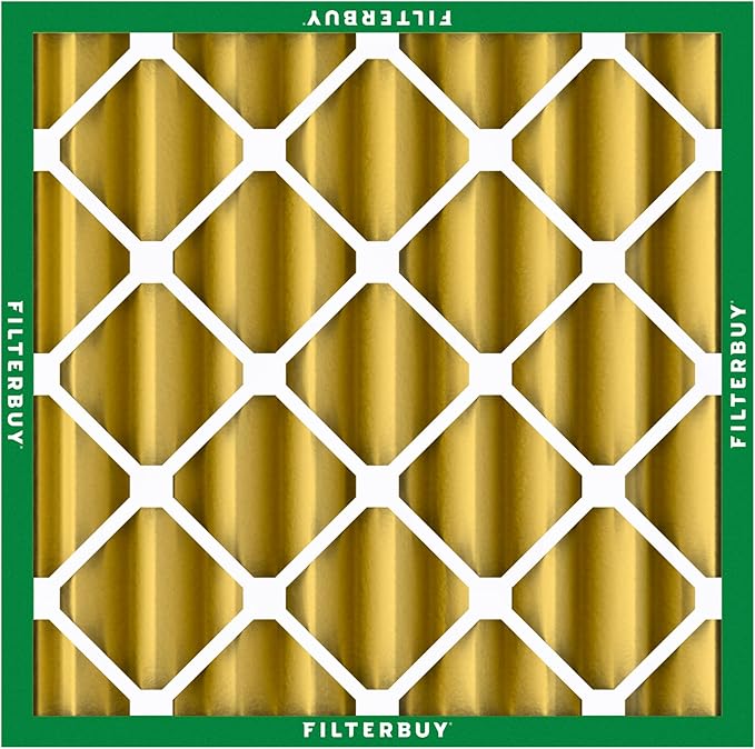 Filterbuy 25x25x4 Air Filter MERV 11 Superior Pet & Allergy Defense,