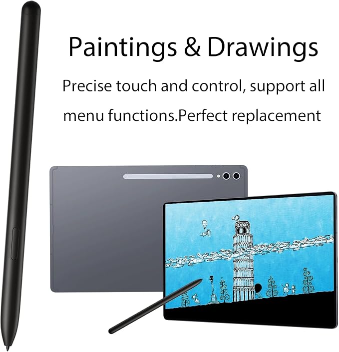 Galaxy Tab S11 Stylus Pen Replacement for Samsung Galaxy Tab S11 Ultra Stylus Pen for Galaxy Tab S11 S Pen WithoutBluetooth with Free 5 Tips (Gray)