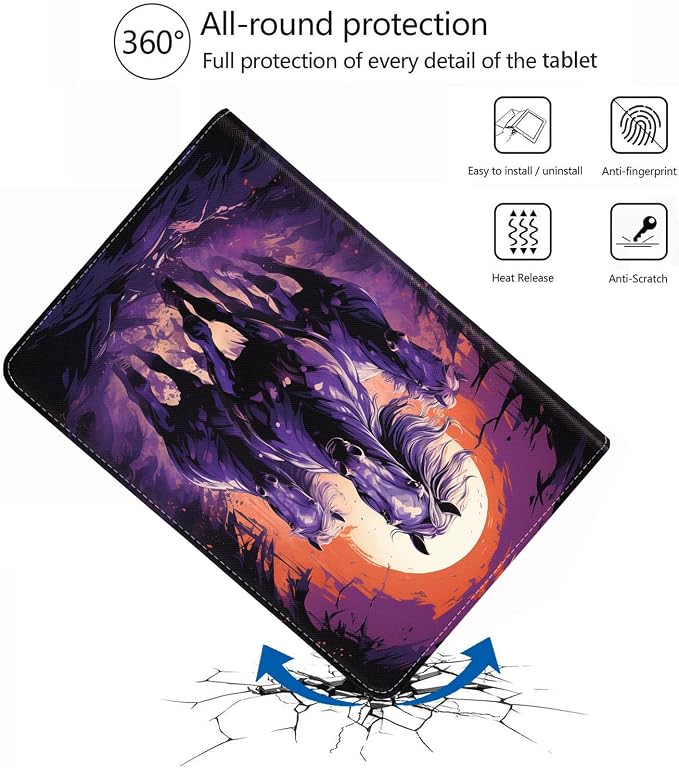 Case for iPad (A16) 11th Generation 11 Inch 2025 iPad 10th Generation 10.9 Inch 2022 Protective Leather Case Adjustable Stand Auto Wake/Sleep Smart Case - African American Girl