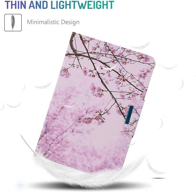 Dteck Universal Case (7.9 to 8.4) - Fold Stand Protective Flip Case for Apple iPad mini/Samsung Galaxy Tab 8.0 8.4 /Lenovo Tab 8 /onn. 100003561 8 Tablet Pro/Android Tablet 8 Inch (Blue Pink)