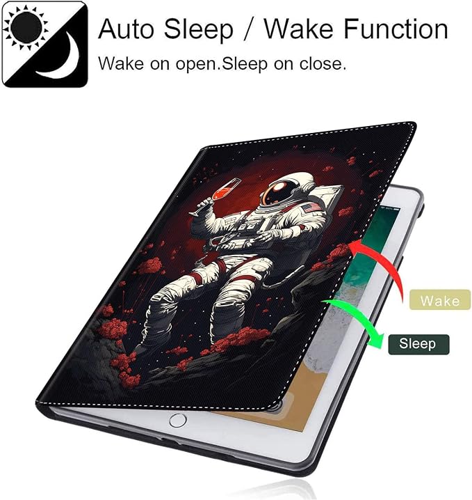 Case for Galaxy Tab A9 Plus ， Auto Sleep/Wake Multi-Angle Viewing Slim Folio Stand Cover for Samsung Galaxy Tab A9+/A9 Plus 11 Inch 2023 (SM-X210/X216/X218) Magic Mushrooms Fungus