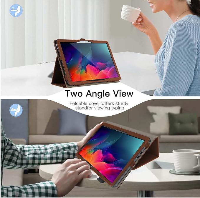 Tablet Case Cover For ApoloMedia EP1095T/ApoloSign EP1095T TabletMulti-Viewing AnglesSlim Light Shell Stand Cover for ApoloMedia EP1095T/ApoloSign EP1095T Tablet with Hand Strap&amp Pencil HolderB