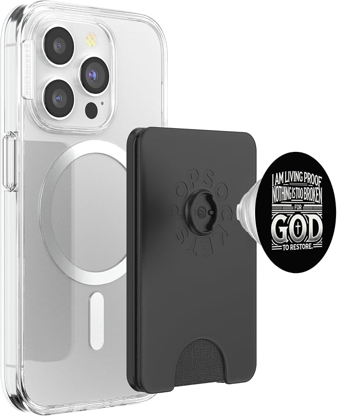 Inspirational Testimony Christian Religious Faith Phone Grip PopSockets PopWallet for MagSafe