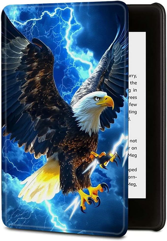 Case for Kindle Scribe 10.2 Inch (2022 Released) PU Leather Cover with Auto Sleep Wake for 10.2 Kindle Scribe Alpaca with Glasses