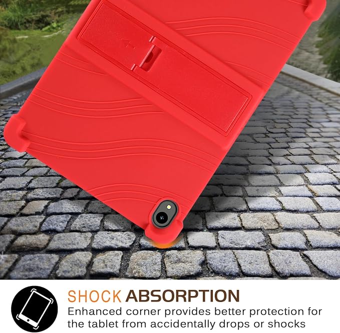 ATOOZ for Onn. 12.1 inch Tablet Pro Case 2024 (Model:100146663)Silicone Case for Onn 12.1 Tablet Pro with Stand (Black)
