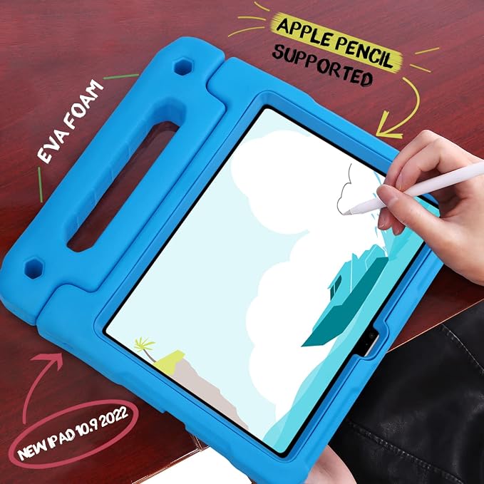 HDE Kids Shockproof Case Built-in Screen Protector for iPad 10th Gen 10.9