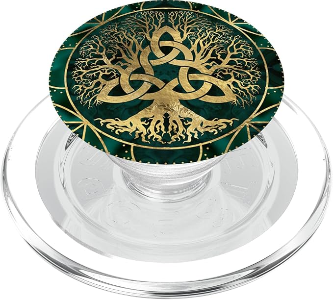 Tree of life with Triquetra PopSockets Adhesive PopGrip