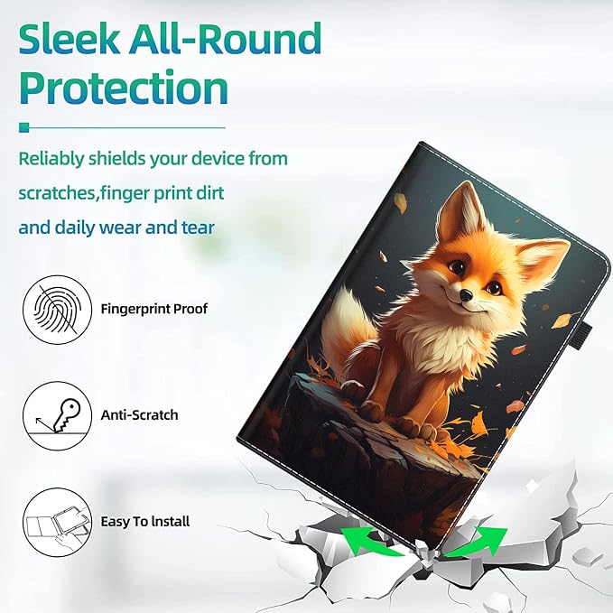 Case Cover for Amazon All-New Kindle Fire 7 Tablet (2022 Release-12th Generation) Latest Model 7 Slim Folding Stand Cover with Auto Wake/Sleep Dancing Skeleton in Mexican Costume