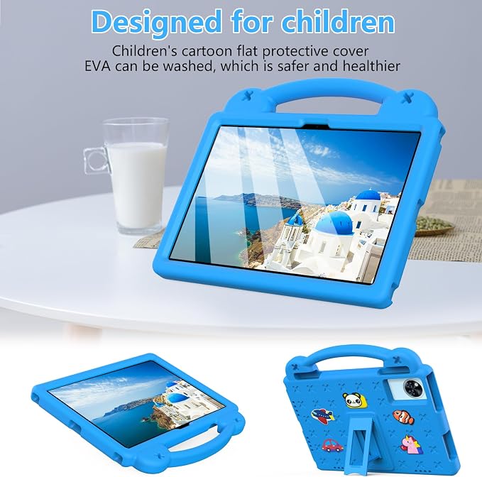 Case for Lenovo Idea Tab 11 inch 2025 (TB336) Kids EVA Shockproof Cover with Stand Handle for Lenovo Idea Tab 11''/ K11 Gen 2 Tablet Blue