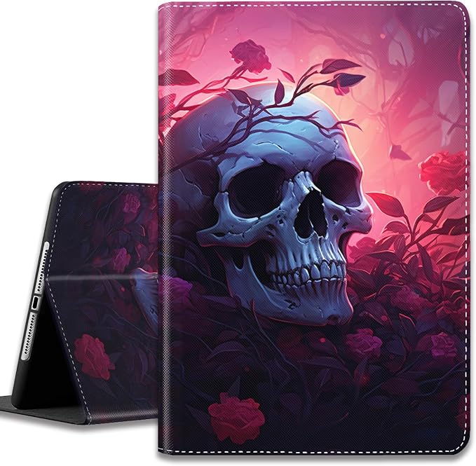 Case for iPad (A16) 11th Generation 11 Inch 2025 / iPad 10th Generation 10.9 Inch 2022 Ultra-Thin Multi-Angle Protective Cover with Auto Sleep/Wake A Dark Horse