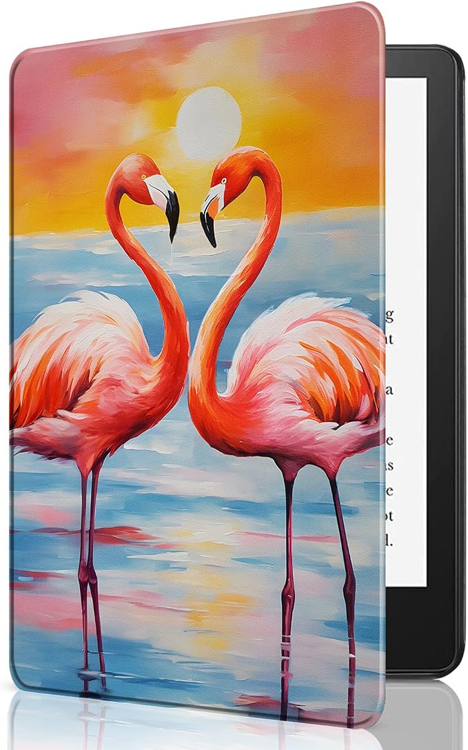 for 6 Kindle 2024 and 2022 (11th Generation) Case Slim Lightweight Smart Cover Case with Auto-Wake/Sleep for Kindle 2024Beach Starfish