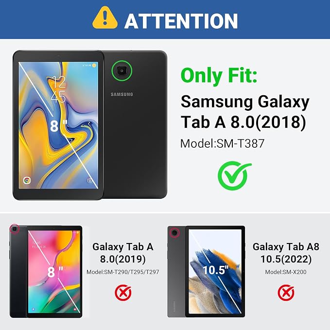 Kids Case for Samsung Galaxy Tab A 10.1(2019 Release)SM-T510/SM-T515 Black | Shockproof Lightweight Soft EVA Ergonomic Handle Foldable Viewing Stand for Kids Daily Use