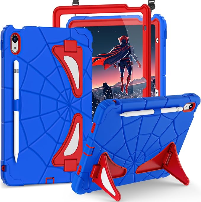Auizotl Case for iPad (A16) 11'' 11th/10th Generation 10.9'' 2025/2022iPad Case 10th Generation with Screen ProtectorHeavy Duty Shockproof Cover for i Pad 11.0/10.9 InchBlack