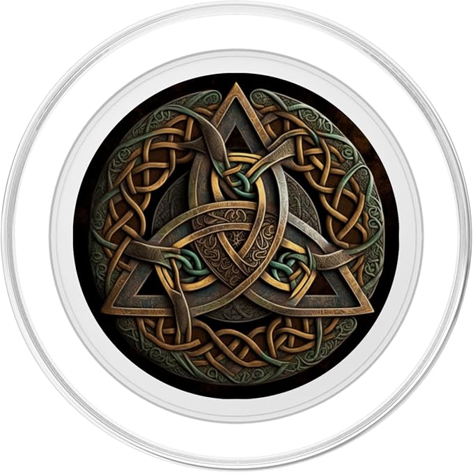 Triquetra Viking Celtic Knot Design PopSockets Adhesive PopGrip