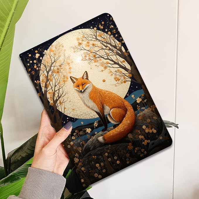 Case for iPad Pro 13 Inch M4 (2024) Slim Multi-Angle Smart Stand Cover with Automatic Sleep/Wake Function for iPad Pro 13 Inch Art Dragonfly