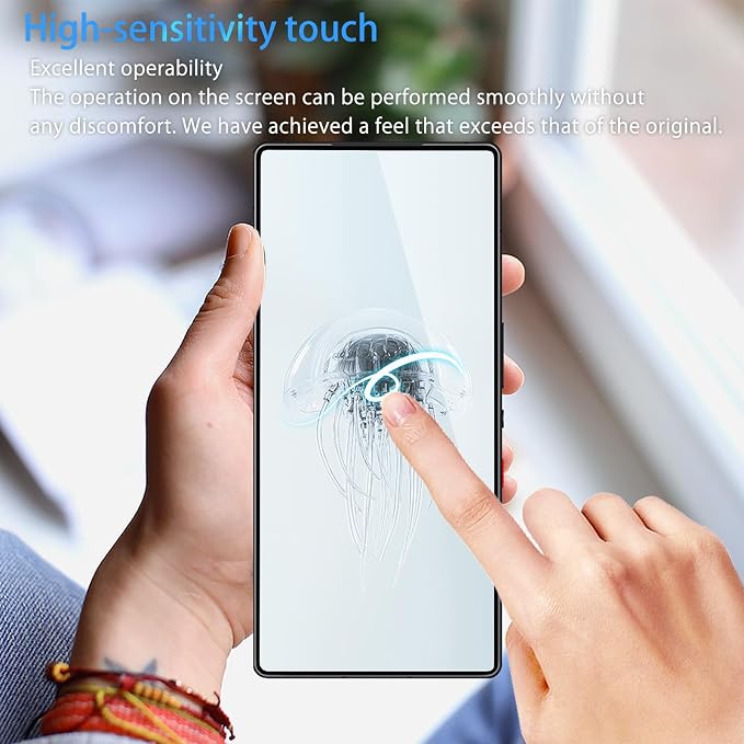 NOUKAJU Screen Protector for REDMAGIC 10 Pro/10 Pro Plus/10S Pro Tempered Glass Screen Protector HD Tempered GlassScratch ResistantProtector for Red Magic 10 Pro 6.85 inch[3pack]