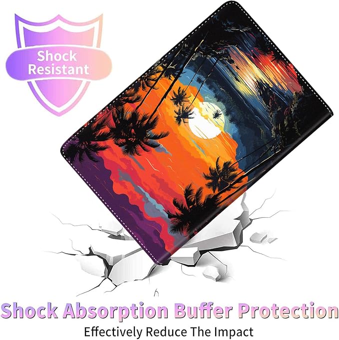 Case for Galaxy Tab A9 Plus ， Auto Sleep/Wake Multi-Angle Viewing Slim Folio Stand Cover for Samsung Galaxy Tab A9+/A9 Plus 11 Inch 2023 (SM-X210/X216/X218) Magic Mushrooms Fungus