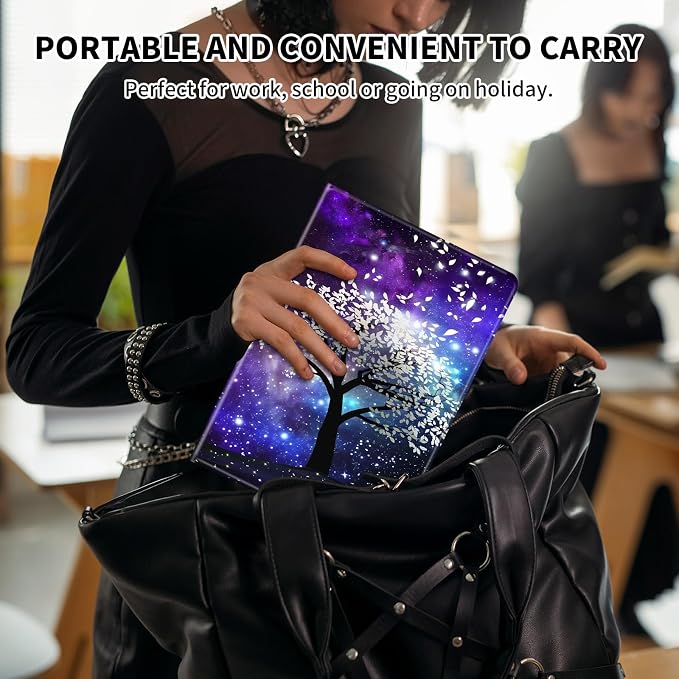 Case for Microsoft Surface Pro 11/10 / 9 13 InchPU Leather Cute Slim Folio Adjustable Stand Cover Case for Surface Pro 11th Edition AIAutumn Red Forest