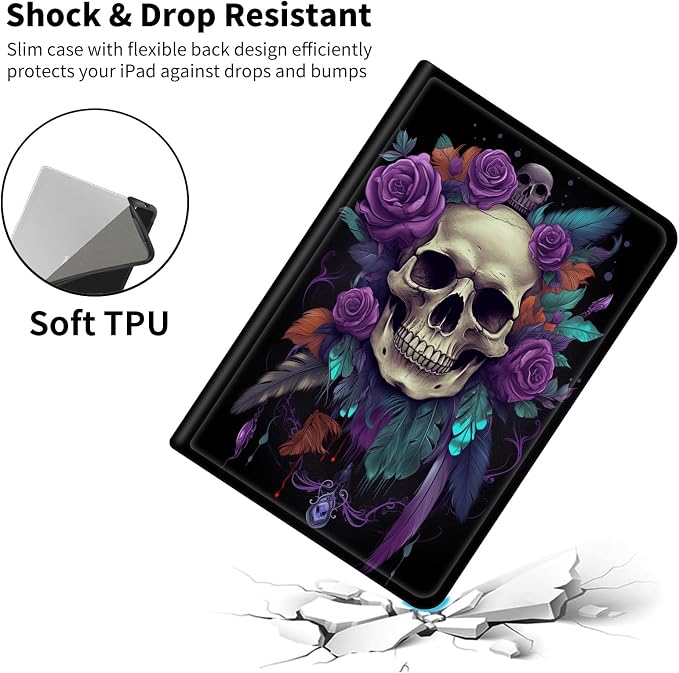 Case for 7 All-New Kindle Paperwhite (12th Generation 2024) and Kindle Colorsoft Signature Edition CoverSlim PU Leather Smart Cases with Auto Wake/Sleep-Black Cat Night Sky