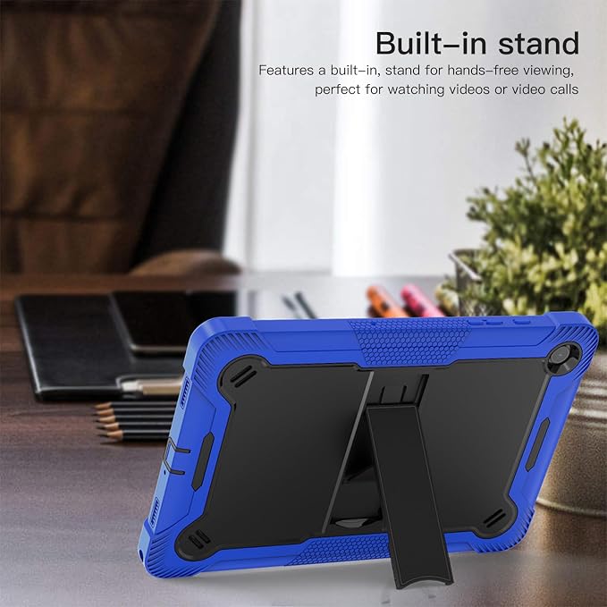 Case for T-Mobile REVVL Tab 2 Android 15 Tablet 10.1 inchHeavy Duty Shockproof Protective Cover with KickstandKids Friendly4 Corners Thicken ShockproofBlack