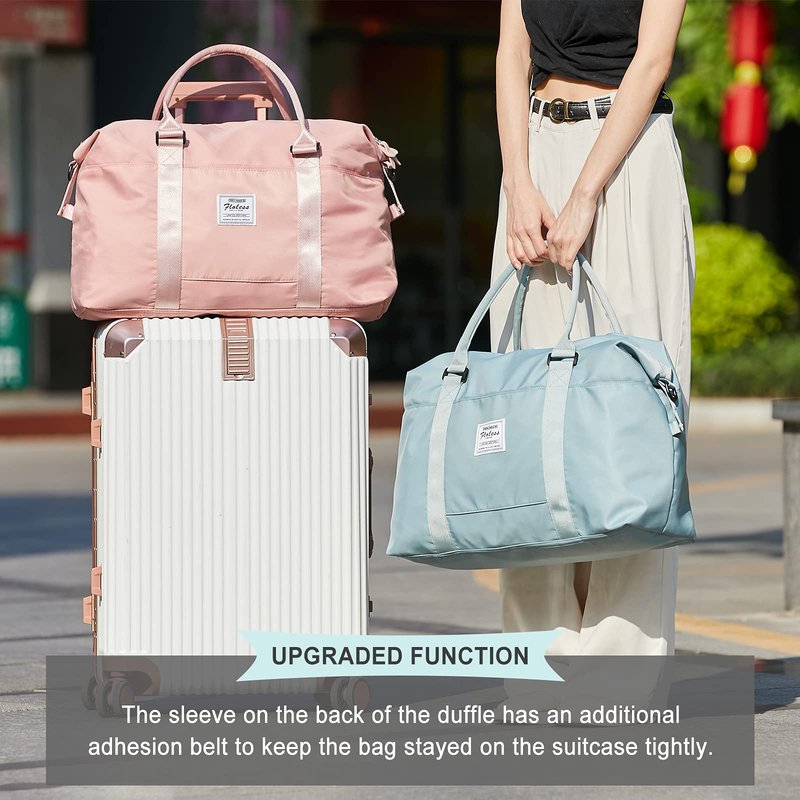 Travel Duffel Bag, Carry On Overnight Weekender Bags for Women