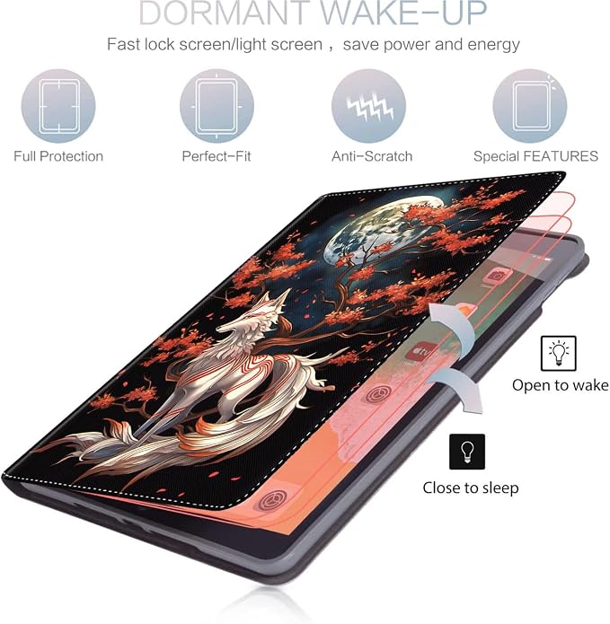 Case for iPad (A16) 11th Generation 11 Inch (2025) for iPad 10th Generation 10.9 Inch (2022) Slim Folding Stand Cover with Auto Wake/Sleep Watercolor Sea Turtle