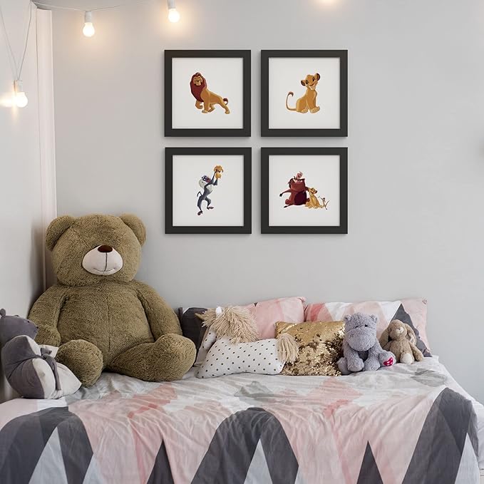 Trends International Gallery Pops Disney The Lion King - Scar Wall Art Wall Poster, 12.00" x 12.00", Black Frame Version