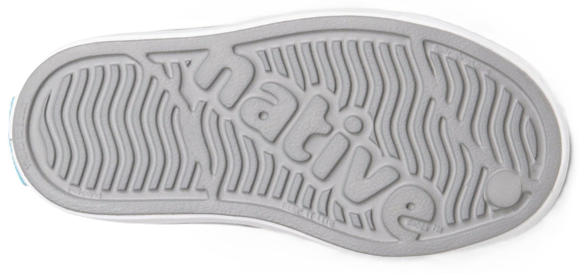 Native Shoes Unisex-Kids Jefferson Sneakers, Pigeon Grey/Shell White, 12 Little Kid