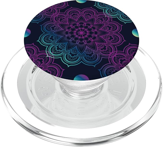 Mandala Art Geometric Meditation Mindfulness Peace Seeker PopSockets Adhesive PopGrip